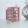 Multifunctional Desktop Storage Drawer Box with Pen Holder and Hair Accessories Storage Rack, Multi-layer Jewelry Box