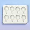 Practical Silicone Balloon Fondant Moulds Durable Silicone Cake Moulds with Balloon Pattern for Baking Enthusiasts