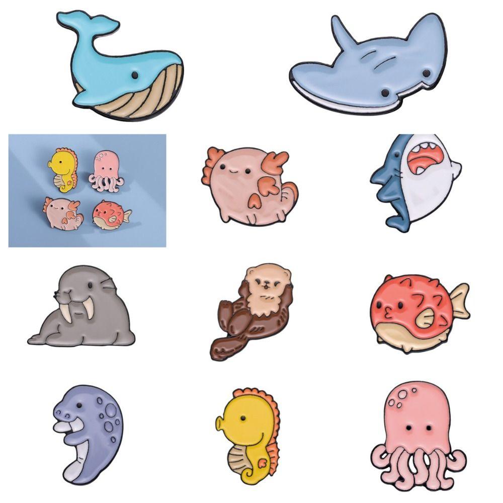 

Alloys Marine Life Brooch Korean Style Cute Activity Gifts