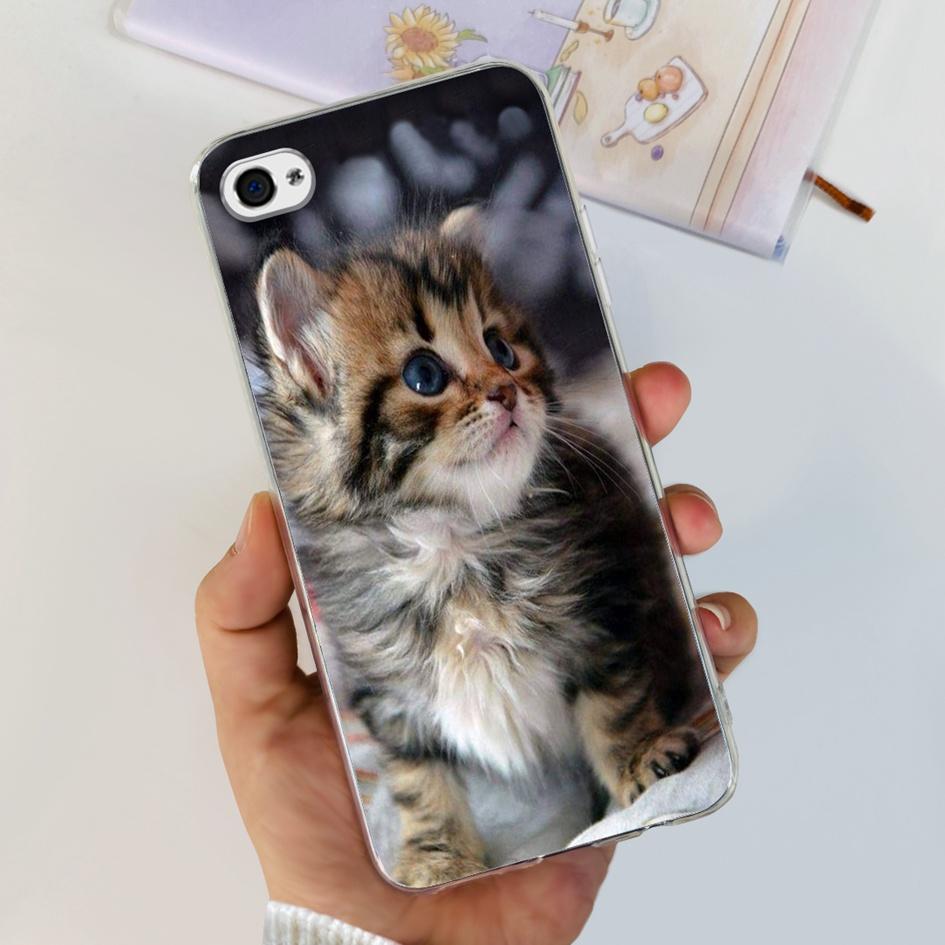 For iPhone 4 Case 3.5" Cute Cartoon Leopard Transparent Silicone Soft Cover For iPhone 4s iPhone4 Funda iPhone4s Shockproof Capa