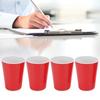 4 Pezzi Tazza in Ceramica Imitazione Tazza da Bere per Ufficio Casa Bar Ristorante Articoli Rossi