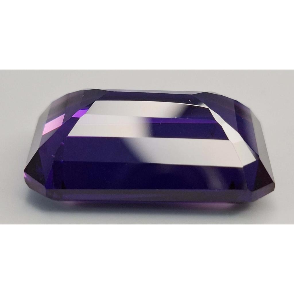 Natural Amethyst Purple Emerald Cut 43-45 Ct Stunning Certified Loose Gemstone