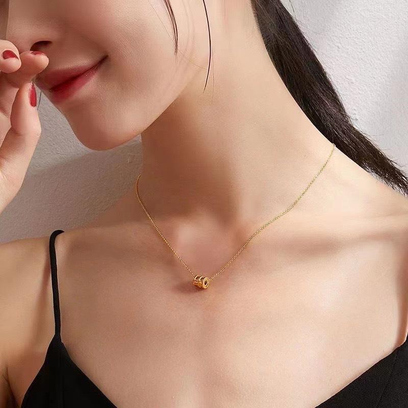 Compact Waist Necklace Pendant Collarbone Chain Light Luxury Design Korean Version Of  Simple Temperament Jewelry