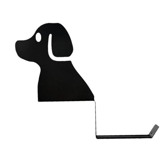 

Вешалка для наушников с крючком в виде щенячьего хвоста, прочная конструкция, прочная несущая декоративная вешалка, органайзер для гарнитуры чёрный