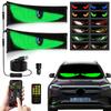 Devil Eyes Bluetooth App Control LED Car Sign Animation LED Matrix Pixel Panel DIY Programmable LED Panel Flexible Display Light