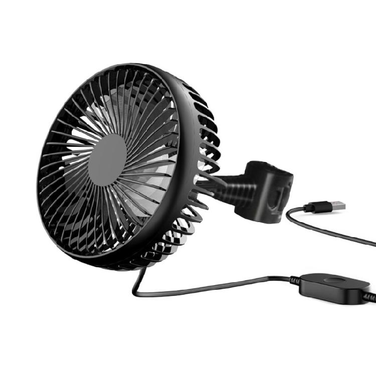 Mini Car Fan 360 Rotation 3 Wind Speed Adjustable Car Dashboard Fan Cooler Fan