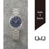 [Citizen Q&Q] Horloge Analoog Waterdicht Metalen Band QB78-212 Heren Marineblauw/Zilver