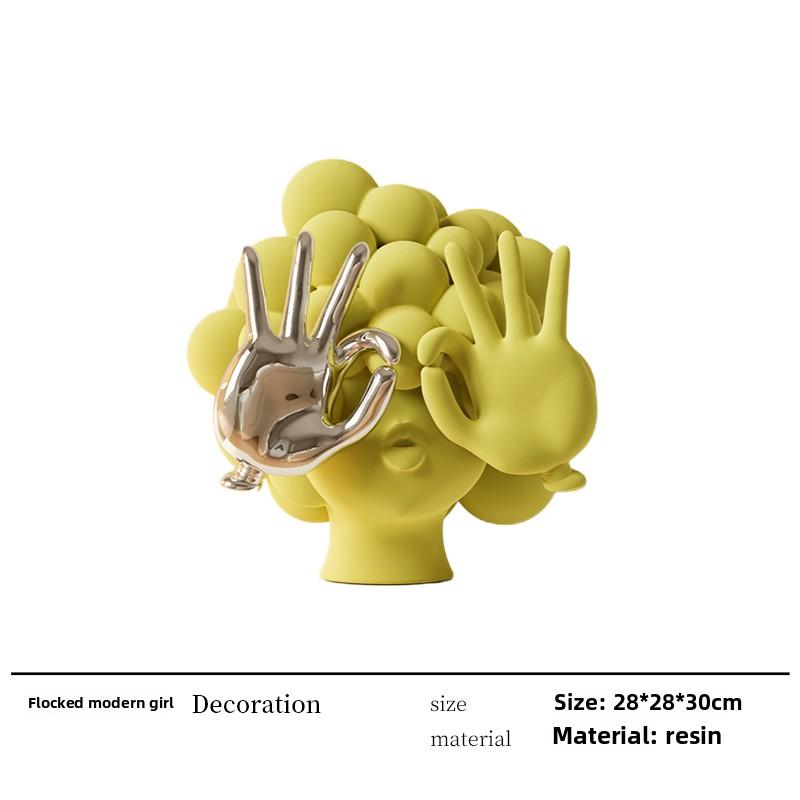 

Креативные абстрактные скульптуры, украшения для дома в гостиной, нишевые произведения искусства и предметы роскоши