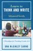 The Learn To Think and Write : A Paradigm for Teaching Grades 4-8, Advanced Levels Book