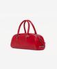 Prends Soin De Toi Half Moon Tote Bowling Bag Red