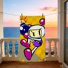 Lustiges Kunstspiel niedlicher Cartoon B-Bomberman Handtuch weich Strandtücher Reise schwimmen Pool bade Handtuch Fitnessstudio Spa Heimdekor Geschenk Urlaub