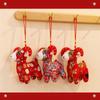 Chinese Zodiac Goat Mascot Doll 2027 Year of Goat Figurine 1Pcs 15/20/25/30cm for Living Room Shelf Decor Festival Present
