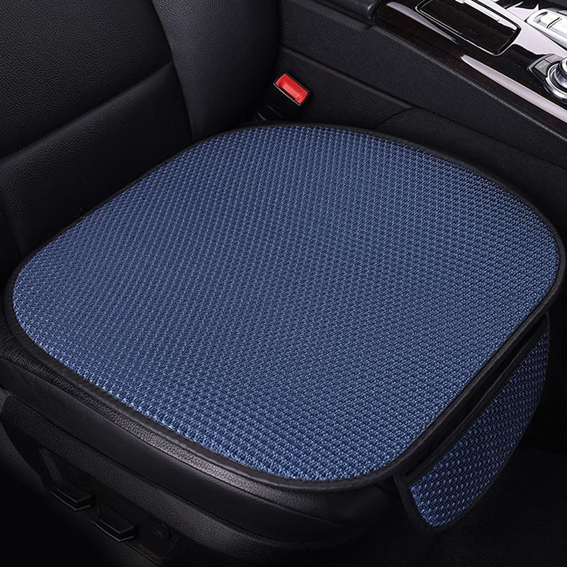 SUSU 1pc All-Season Universal Car Ice Silk Seat Cushion, Car Seat Cushion, Car Anti-Slip Seat Cushion, Single Sheet Polyester