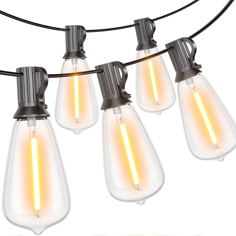 Cross-Border ST38 String Lights: Outdoor Waterproof LED for Camping, Tent, Courtyard, and Festival Decor