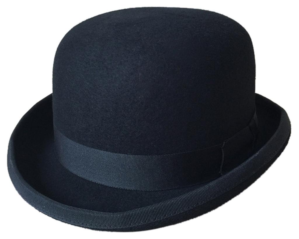 European-American Vintage English Style Gentleman's Top Hat Amazon Hat Autumn and Winter Woolen Jazz Hat