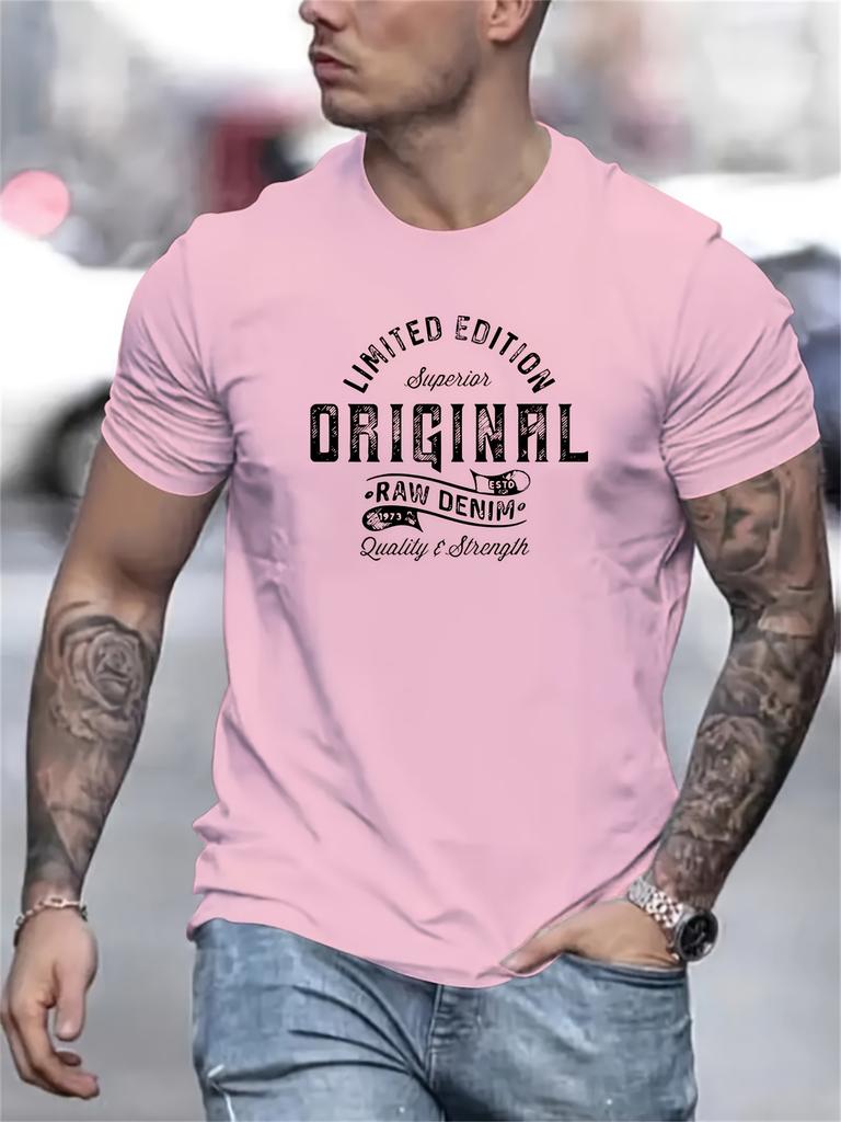 Mens summer 100 pure cotton fashionable casual sports loose edition pattern printed round neck short sleeved Tshirt top