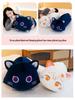 Kaedehara Kazuha Cat Plush Pillow - Game Bed Leg-Clamping Kitten Doll