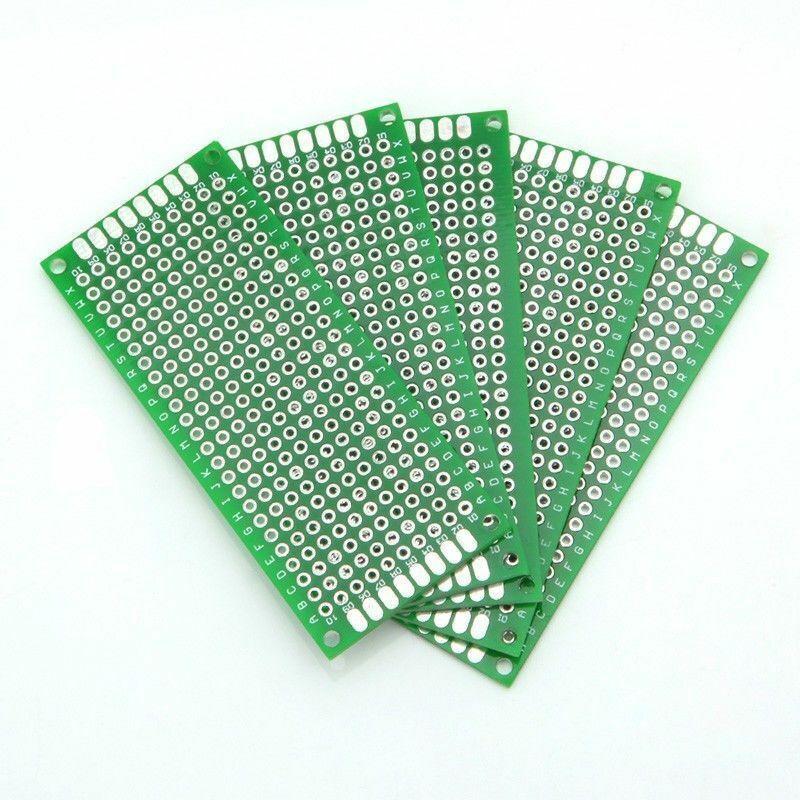 10BUC 9x15cm 8x12cm 7x9cm 6x8cm 5x7cm 4x6cm 3x7cm 2x8Cm Verde Placă de tablă cu pulverizare pe două fețe, placa universală PCB