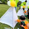 Children's Graduation Season DIY Canvas Tent Kit for Indoor/Outdoor Play & Kindergarten Decoration
