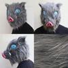 Authentic Anime Demon Slayer Kimetsu No Yaiba Hashibira Inosuke Pig Cosplay Mask Ideal For Costume Parties