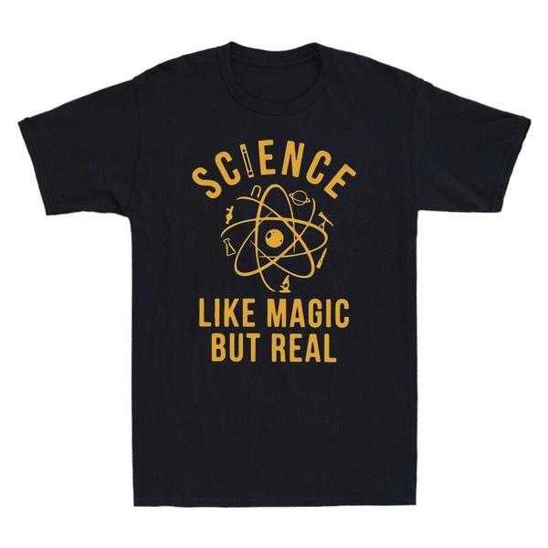 Science Like Magic But Real Shirt Funny Science Nerdy Teacher Gift Unisex Tee T-Shirt S разноцветный