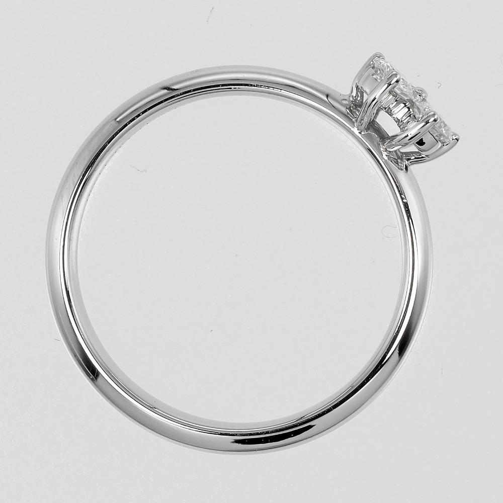TIFFANY&Co. Aria Ring Pt950Platinum/diamond #4.5(US Size) 3.7g Women Used