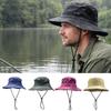 Washed Cotton Panama Hat UV Protection Sun Hat New Fishing Cap  Men Women