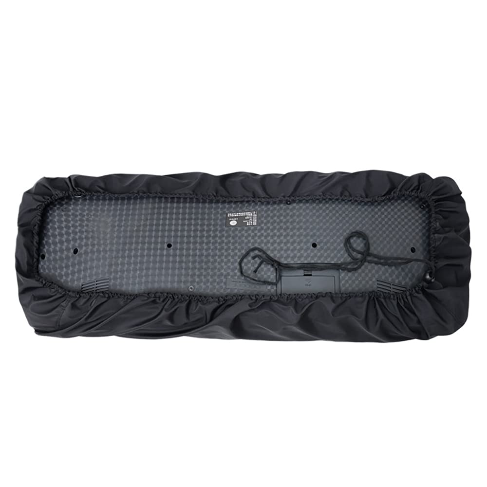 VIEAURA Electronic Piano Cover 88 Keyboard Keyboard Cover Keyboard Protection Dustproof Lightweight Breathable Adjustable Black