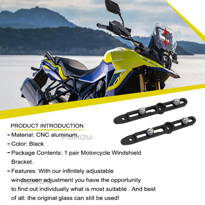 Passend für Suzuki V-Strom 800DE DL800 2022 2023 2024 Windschutzscheibenversteller CNC Windschutzscheibenhalterung DL 800 DE Motorradzubehör