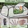 Garden Covers For Raised Beds With Zipper Breathable Mesh Home Accessories Frost Plant Covers For Outdoor Winter Cold Weather