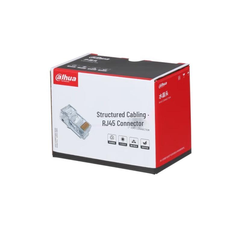 

Dahua Cat5e Unshielded RJ45 Connectors (100-Pack) CN plug (adapter included)