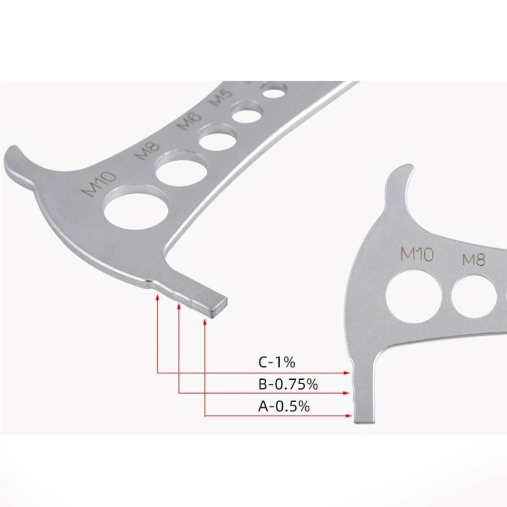 (Joy choose)Bike Chain Checker Wear Indicator Measure Tool Gauge  Checker