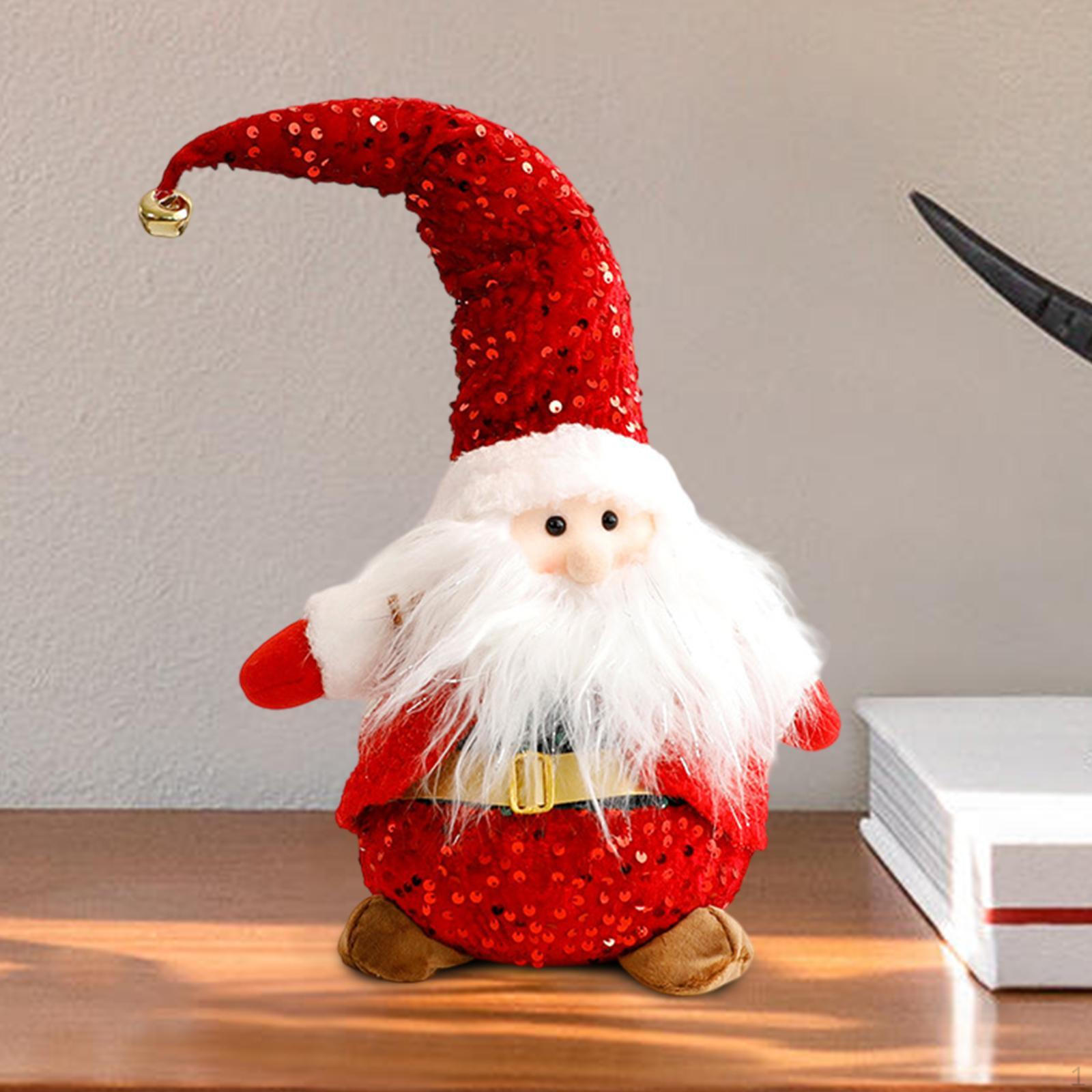 

Рождественская кукла, коллекционная статуэтка для домашнего декора, подарочная фигурка, плюшевое украшение для прихожей