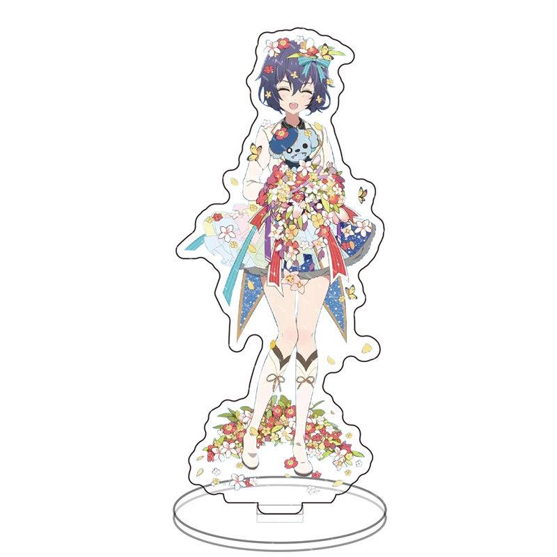 ZOMBIE LAND SAGA Two Sided Acrylic Stand Figures Model Plate Hoshikawa Lily Minamoto Sakura Standing Sign Desk Decor
