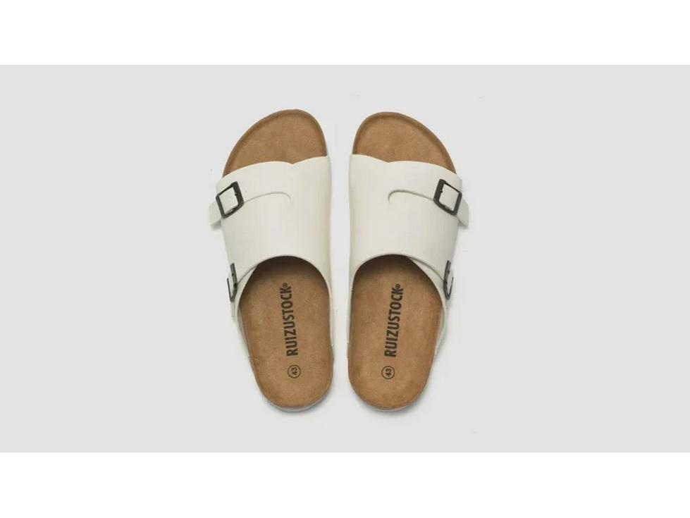 Ruizu Cork Sandals: Unisex Summer Beach Slippers for Couples and Students