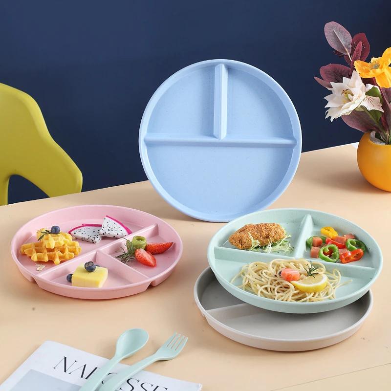 Teller Gericht Bariatric Portion Mahlzeit Lebensmittel Diät Planung Gewicht Platten Unterteilt Ernährung Verlust Abnehmen Servieren Snacks Fach