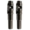 2 Pieces Universal Metal Drive Shaft For WPL B14K B16 C24 RC