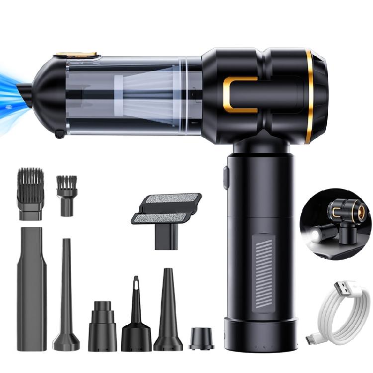 Multifunctional Car Vacuum Cleaner Featuring Removable Battery For Emergency Use High Suction And Easy Type C Charging