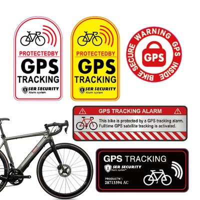 Car Sticker Warning Bicycle Anti-Theft Sticker | Vista Dash Cam Warning Decal Sticker, Warning