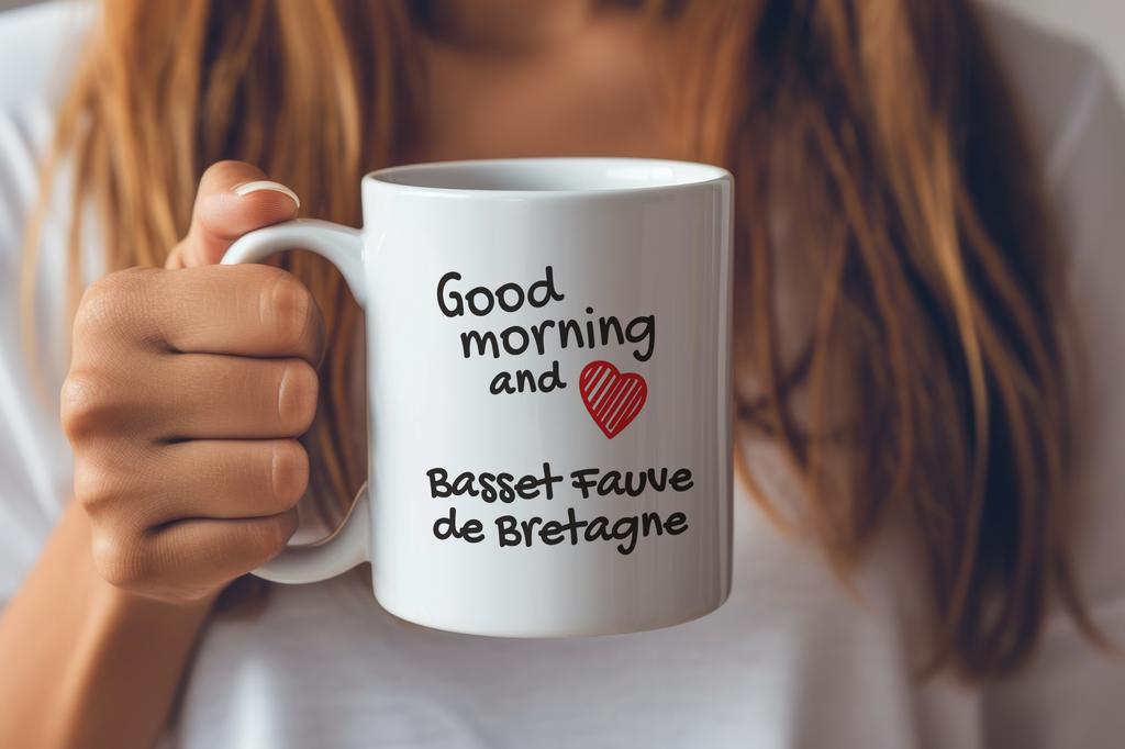Basset Fauve de Bretagne, Fawn Brittany Basset - cup with a dog, personalized cup with a print, a classic gift for everyone from the Art-Dog brand