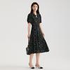 Temperament Thin Short-sleeved Floral Dress for Women In 2026 Summer, with a High-end Feel and a Slimming Effect. Medium To Long Skirt