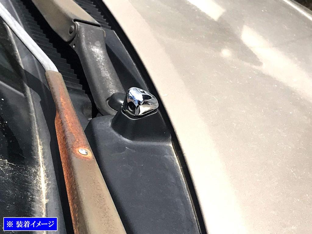 BRIGHTZ Wagon R MH23S Chrome Washer Nozzle Cover Set MH23 MH H23 23 Wagon R 33982 [WASHER-004]