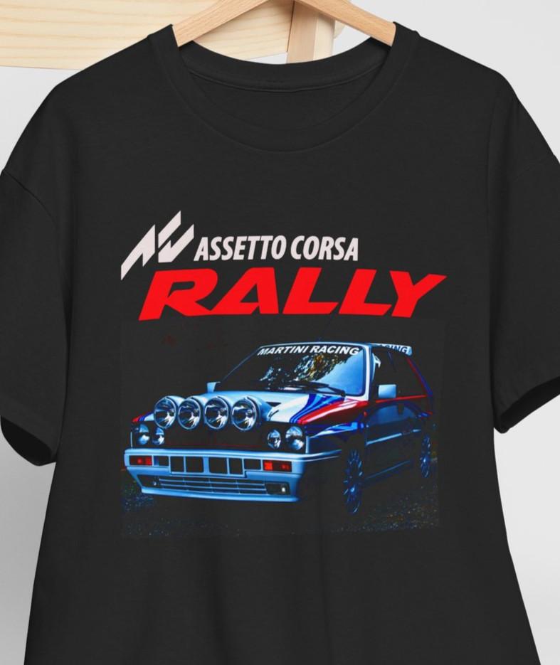 Assetto Corsa AC Rally Shirt Lancia Delta Integrale Sim Racing PS4 PS5 Xbox F1 XXL