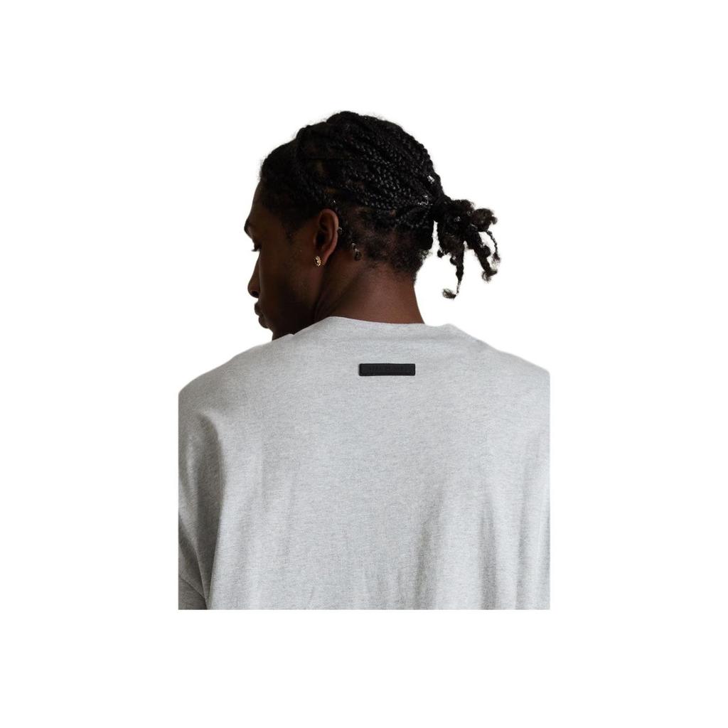 Fear of God Essentials Crewneck T-Shirt II Light Heather Grey Men Tops 125SP244196F