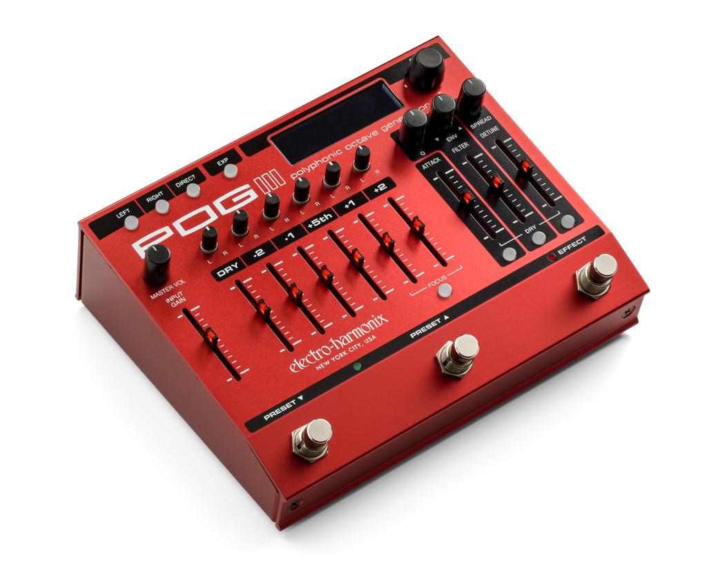 POG3 Polyphonic Octave Generator Octaver Guitar Effector Bass Effector ELECTRO-HARMONIX
