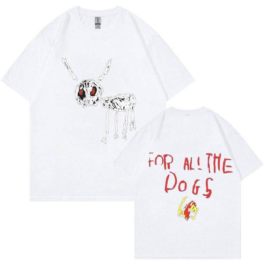 

Футболка репера 90-х Дрейка For All The Dogs Альбом Світовий тур 2 L білий