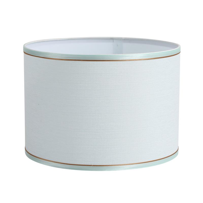 E27 Linen Fabric Metal Desk Lamp Cloth Lampshade 14/22/25cm Height Nordic Cloth Metal Lamp Shade Home Decoration