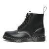 Dr. Martens Leather Color-Blocked Glossy Short Boots Women boots Black 27303001