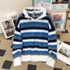 Pull Tricoté Oversize Hommes Femmes Hiver Chaud Coupe Ample Col Rond Manches Longues Pull avec Détail torsadé