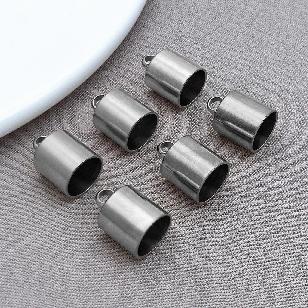 Stainless Steel Gold Chain Clasp Leather Connector for DIY Bracelet/Necklace Jewelry